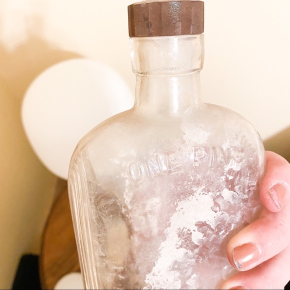 Vintage • sea glass apothecary jar - Picture 5 of 8